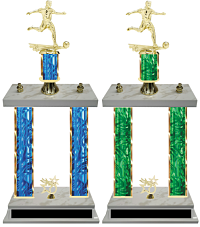 Double Column Trophy Boys Soccer Team Design Your Own