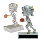 Basketball BobbleHead Trophy - Girls Basketball Bobble-Head