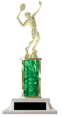 Column Trophies Tennis (Male) with Free Engraving