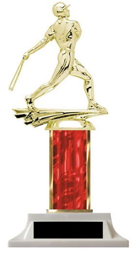 Red Baseball Trophy | Under $6