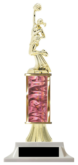 Cheer Trophies with Single Columns Choose Your Color Great Deal