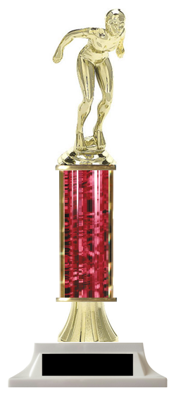 Column Trophy Female Swimming Build Your Own