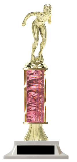 Column Trophy Female Swimming Build Your Own