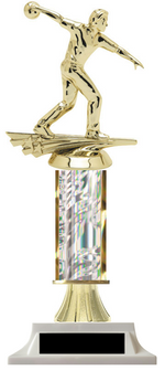 Column Trophies Male Bowling Unbeatable Prices Build-Your-Own