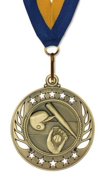 Medal (Galaxy) Girls Softball Free Engraving