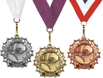 Football Medals Rising Stars Edition Gold, Silver & Bronze Make it Yours