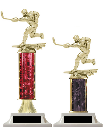 Hockey Column Trophy Multiple Color Options Free Customization