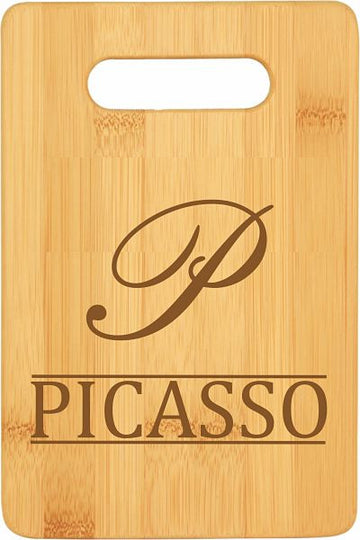 Last Name Personalized Bamboo Cutting Board - 3 Sizes!