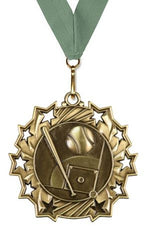 Medal (Rising Star) Girls Softball Free Engraving