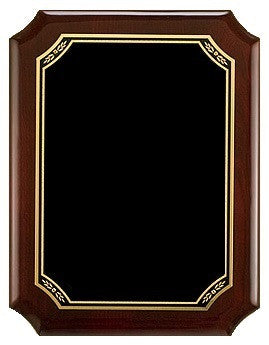 Rosewood Stained Piano Finish Plaque