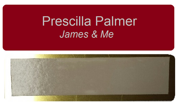 Painter's Edition Personalized Tags Metal 1" x 4"