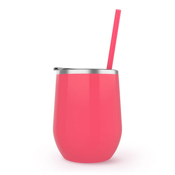 Maars Stemless Stainless 12oz.  | Coral