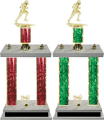 Football Double Column Team Trophy Available in 8 Colors Build Your Own